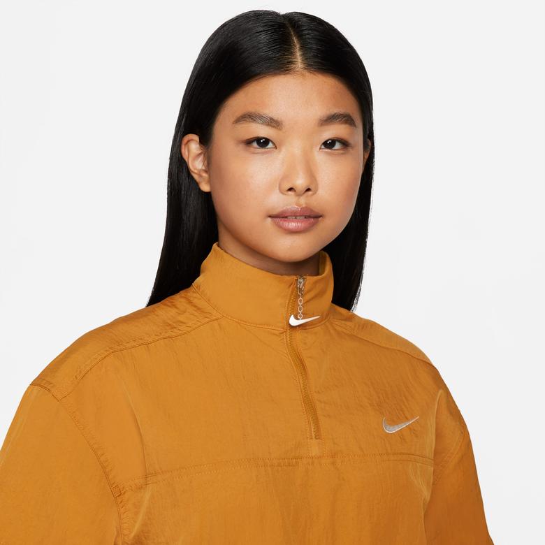 Nike Sportswear Swoosh Kadın Turuncu Elbise
