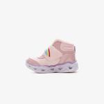 Skechers Heart Lights-Brilliant Rainbo Bebek Pembe Bot