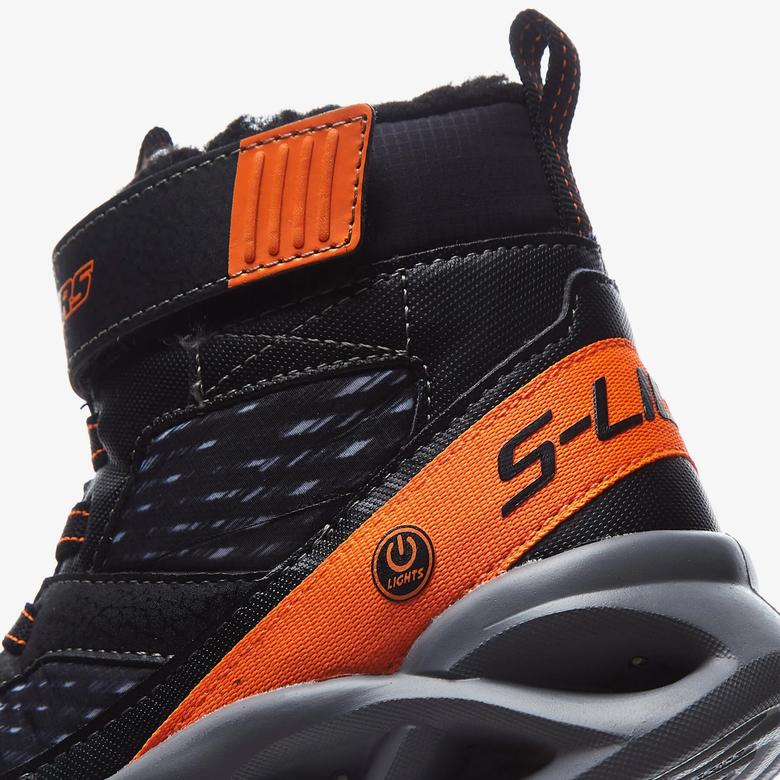 Skechers Twisted-Brights Çocuk Siyah Bot