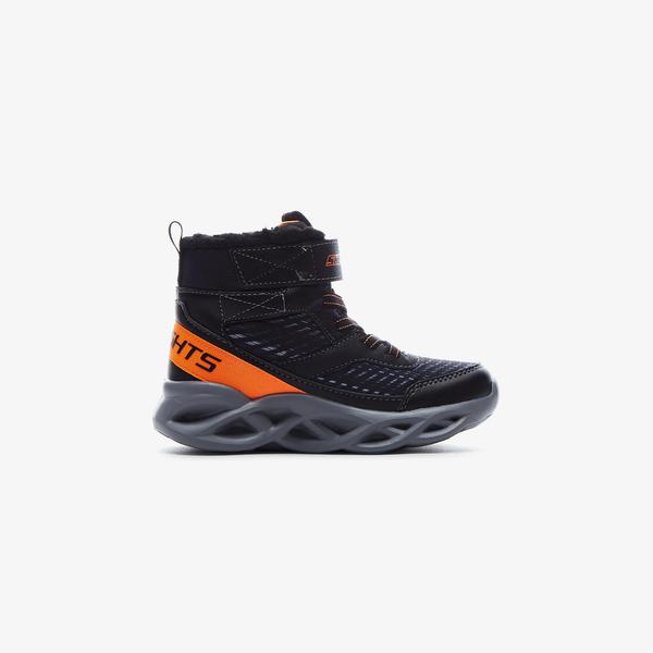 Skechers Twisted-Brights Çocuk Siyah Bot