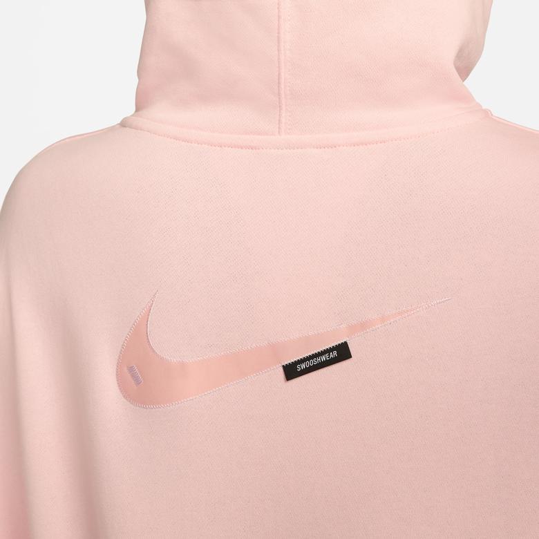 Nike Swoosh Kadın Pembe Hoodie