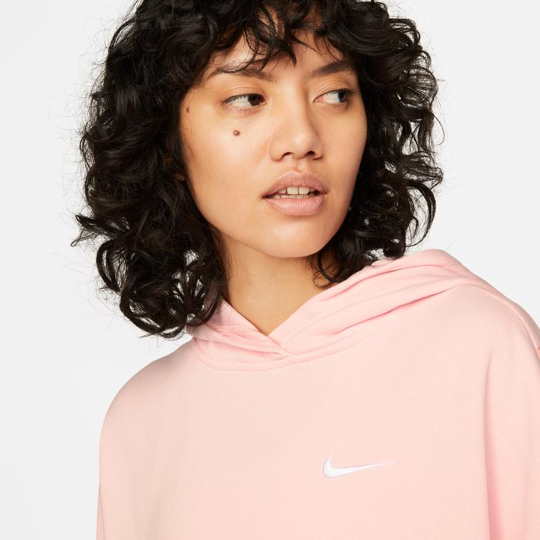 Nike Swoosh Kadın Pembe Hoodie