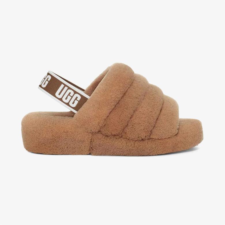 UGG Fluff Yeah Slide Kadın Krem Terlik