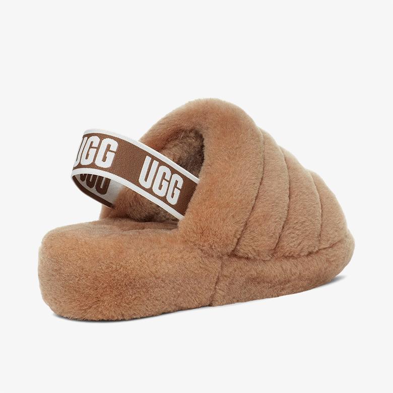 UGG Fluff Yeah Slide Kadın Krem Terlik
