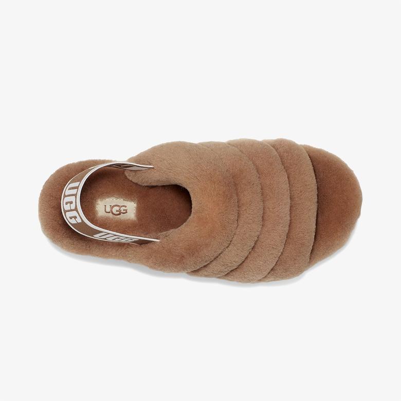UGG Fluff Yeah Slide Kadın Krem Terlik