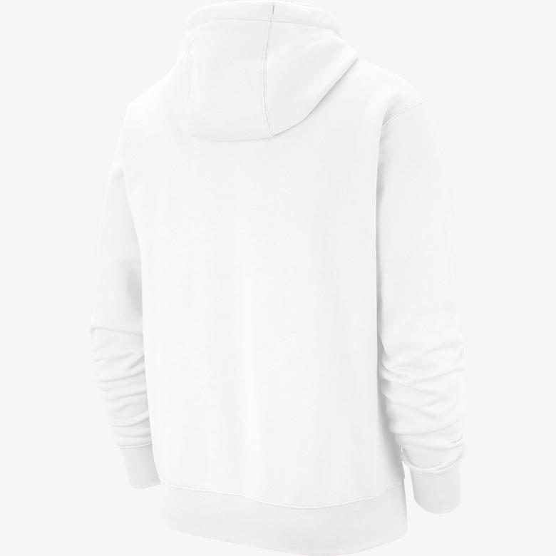 Nike Sportswear Club Fleece Kapüşonlu Erkek Beyaz Sweatshirt