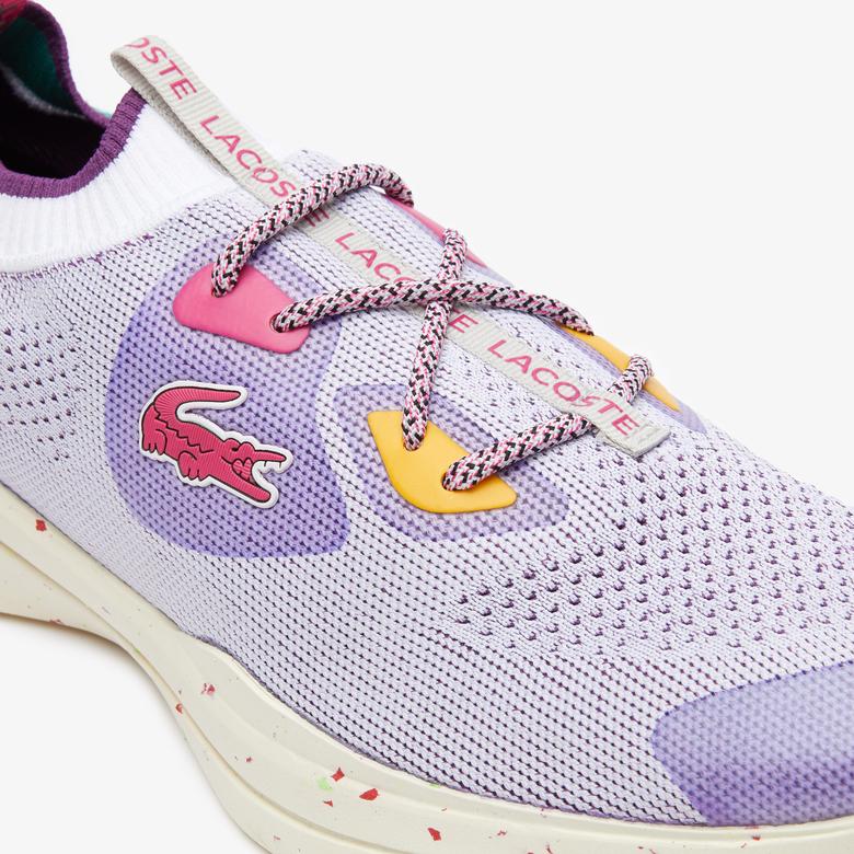 Lacoste SPORT Run Spin Eco Erkek Mor Sneaker