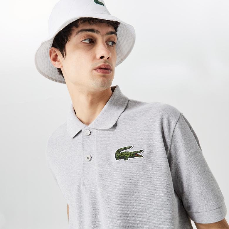 Lacoste Unisex Loose Fit L.12.12 Gri Polo XL PH3922 | Occasion