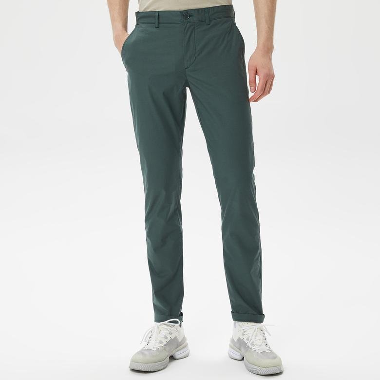 Lacoste Erkek Slim Fit Yeşil Pantolon