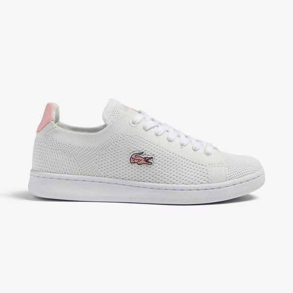 Lacoste Carnaby Piqué Kadın Beyaz Sneaker