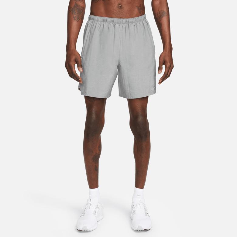 Nike Dri-FIT Challenger 7Ul Erkek Gri Şort