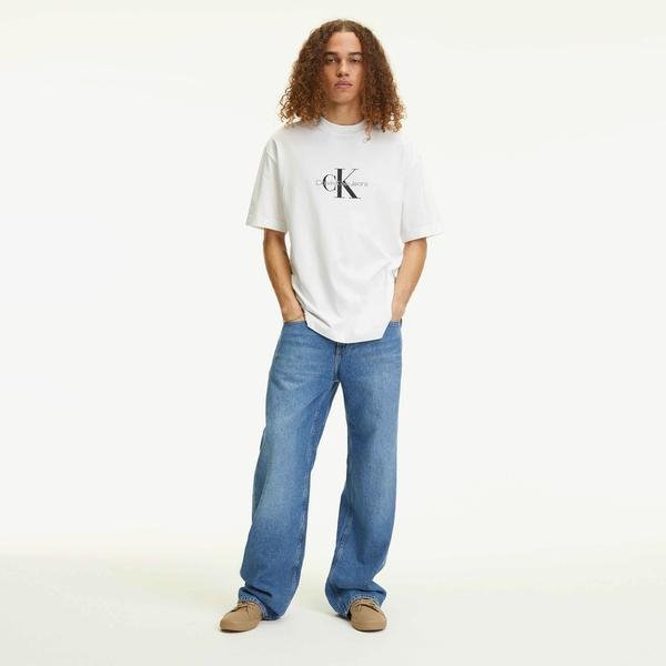 Calvin Klein Erkek Beyaz T-Shirt