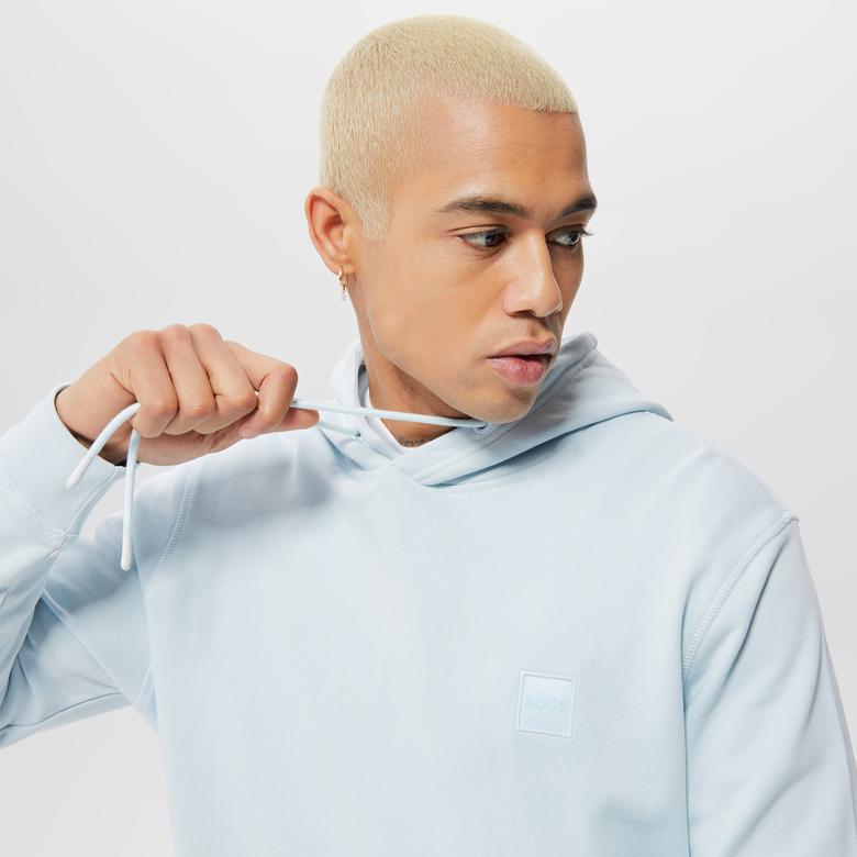 Boss Erkek Mavi Sweatshirt