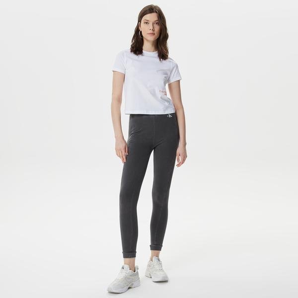Calvin Klein Kadın Siyah T-Shirt