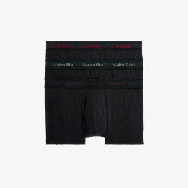 Calvin Klein Low Rise Trunk 3'lü Erkek Siyah Boxer