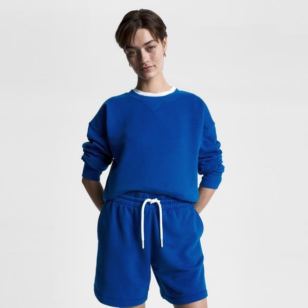Tommy Hilfiger Kadın Mavi Sweatshirt