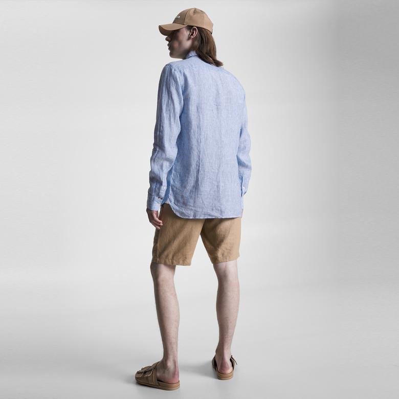 Tommy Hilfiger Erkek Mavi Gömlek