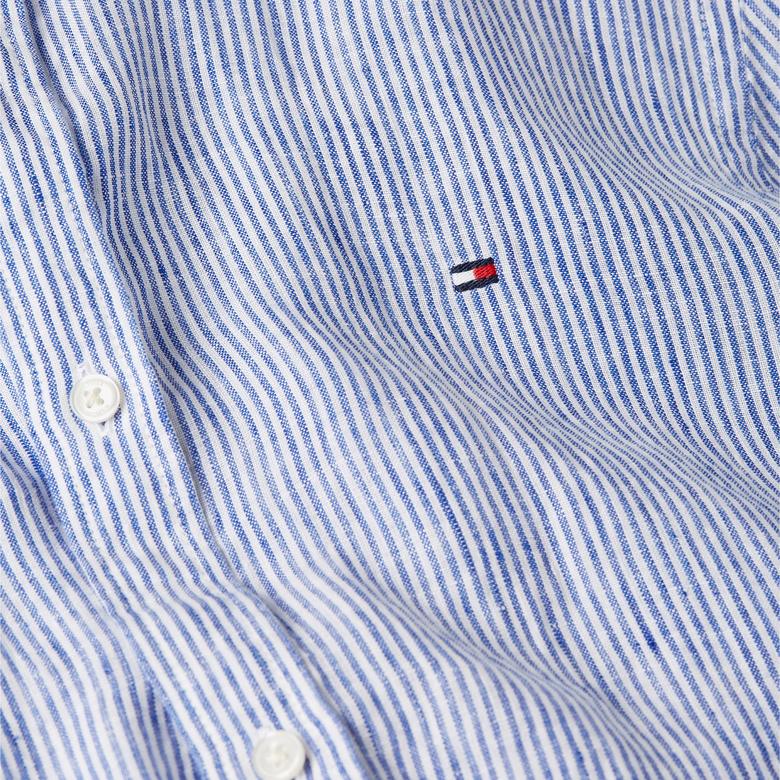 Tommy Hilfiger Erkek Mavi Gömlek
