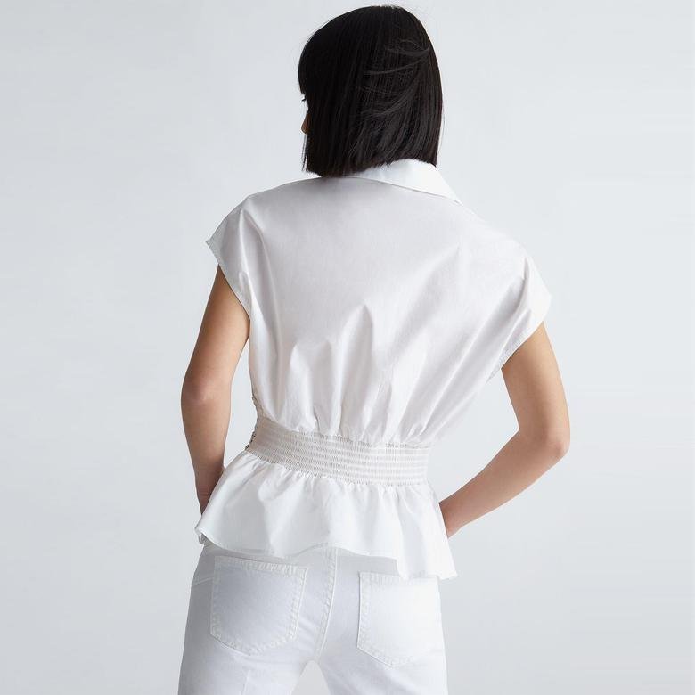 Liu Jo Kadın Beyaz Bluz