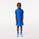 Lacoste Kız Çocuk Mavi Elbise