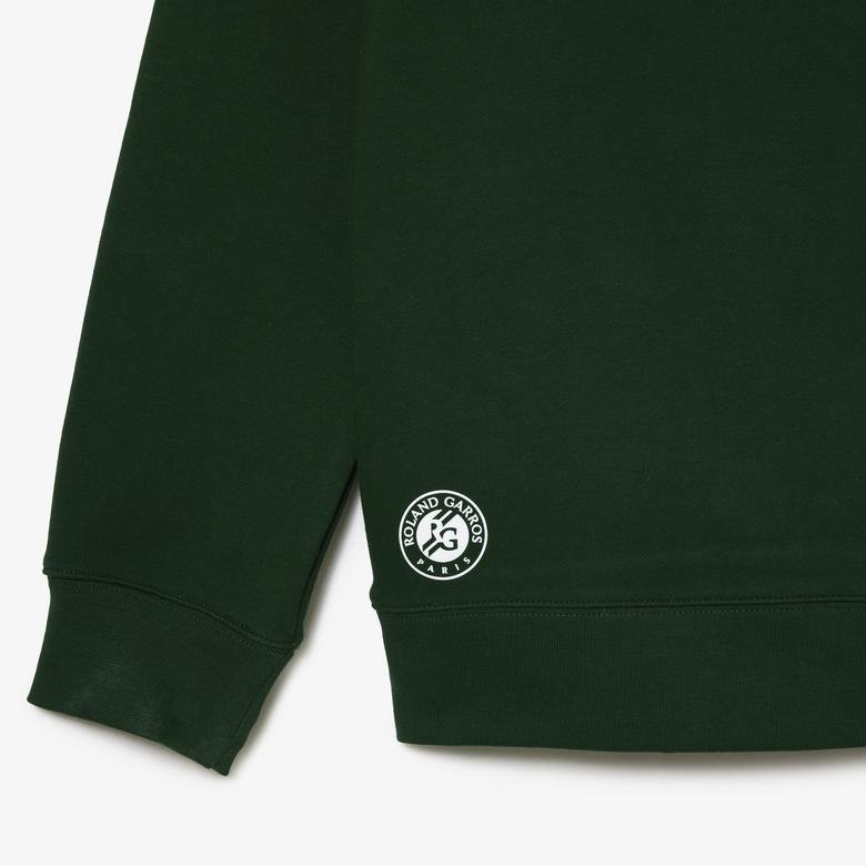 Lacoste Roland Garros Unisex Yeşil Sweatshirt