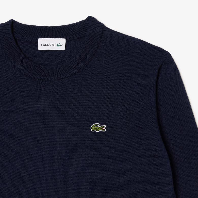 Lacoste Çocuk Bisiklet Yaka Lacivert Triko