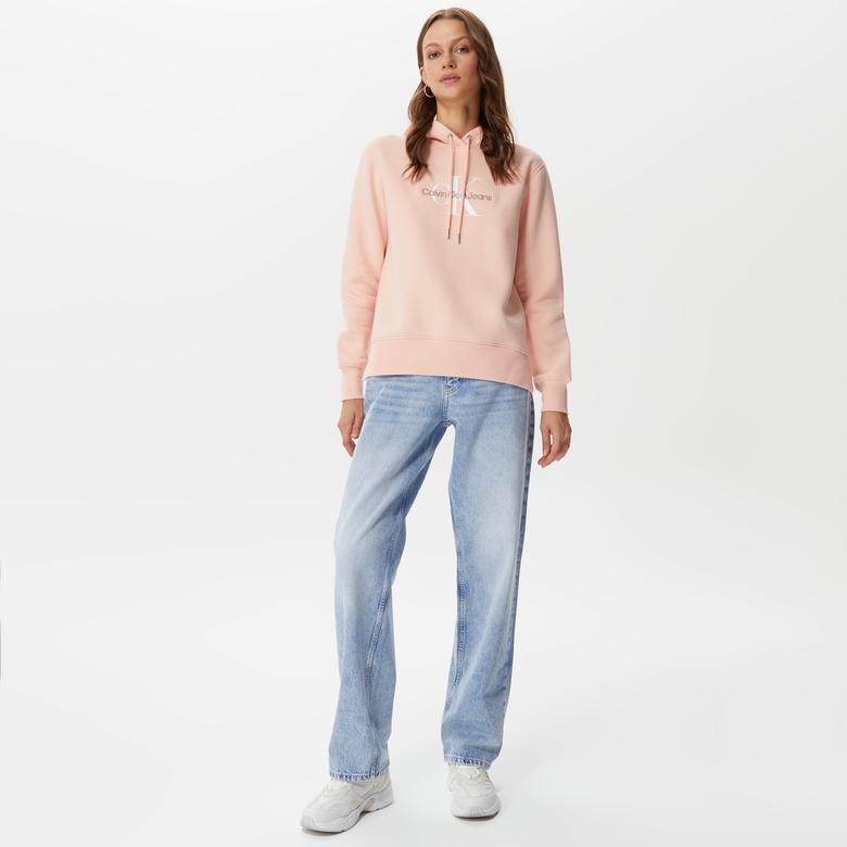 Calvin Klein Kadın Pembe Sweatshirt