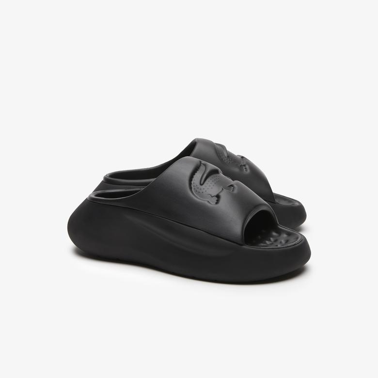 Lacoste Croco Kadın Siyah Terlik