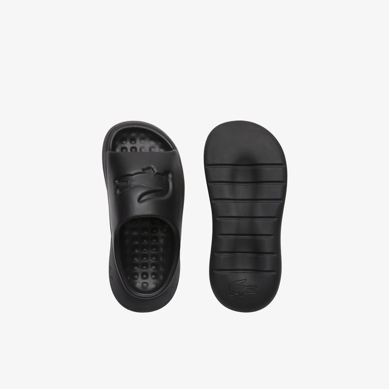 Lacoste Croco Kadın Siyah Terlik
