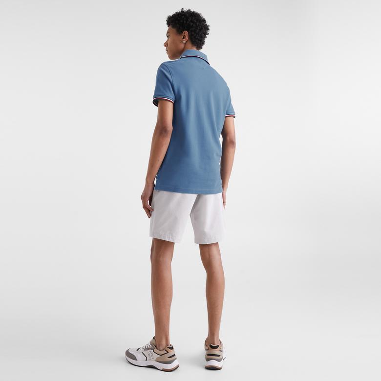 Tommy Hilfiger Erkek Mavi Polo