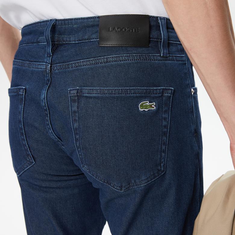 Lacoste Erkek Slim Fit Denim Lacivert Pantolon