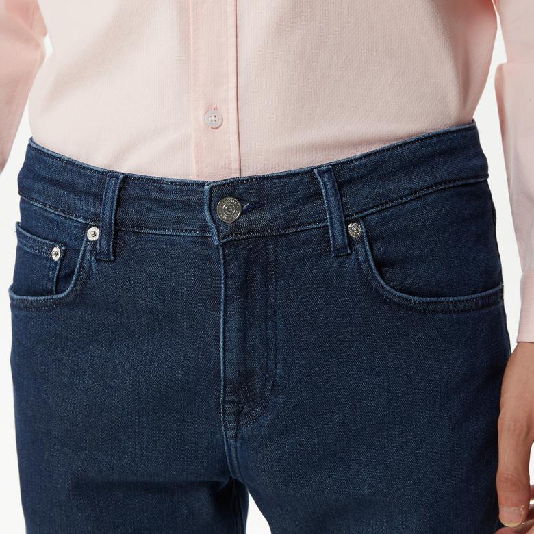 Lacoste Erkek Slim Fit Denim Lacivert Pantolon