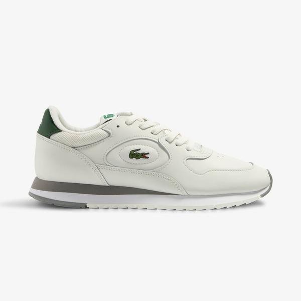 Lacoste SPORT Linetrack Erkek Kırık Beyaz Sneaker