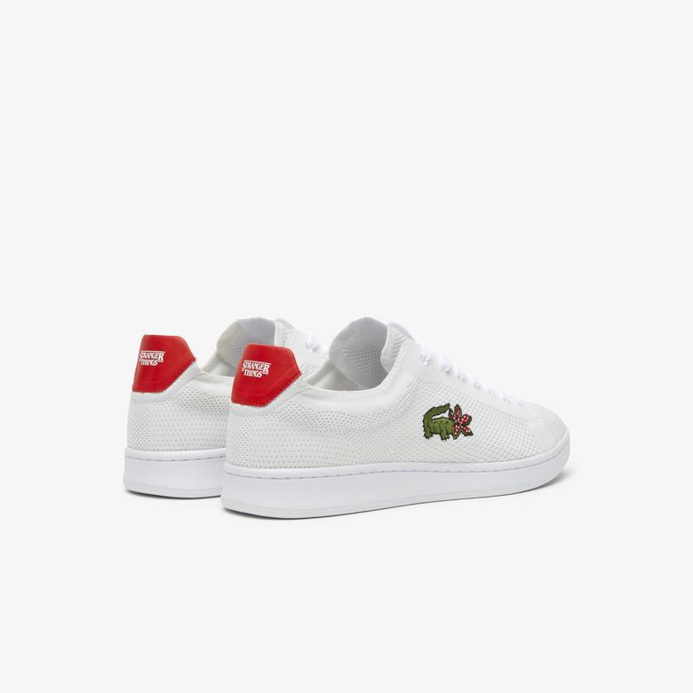 Lacoste x Netflix Piquéé Erkek Carnaby Beyaz Sneaker