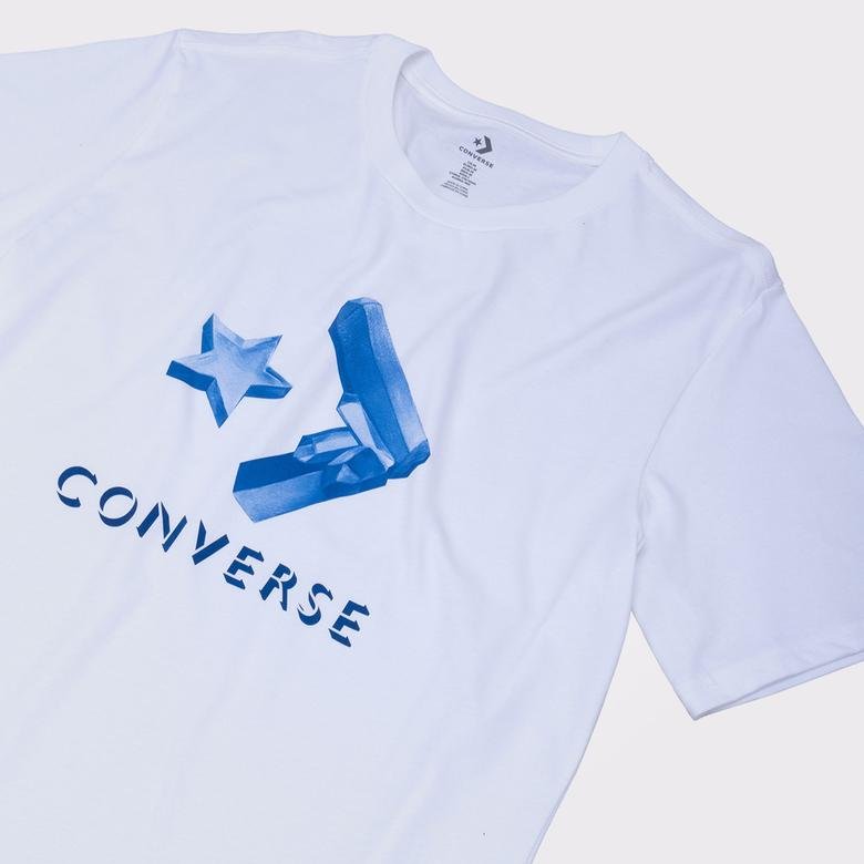 Converse Crystals  Erkek Beyaz Sweatshirt