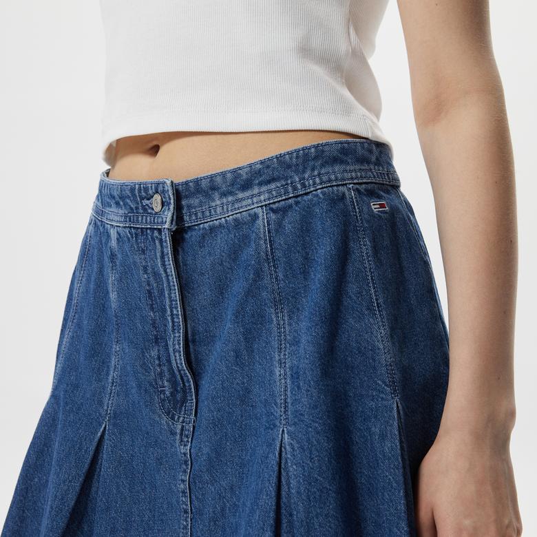 Tommy Jeans Kadın Lacivert Etek