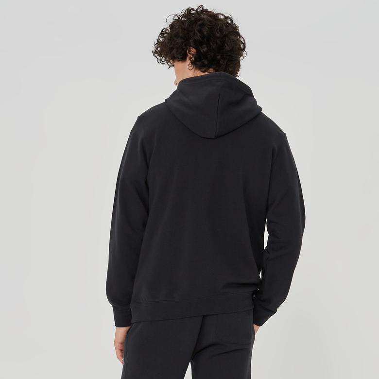 Converse Standard Fit Center Front Large Chuck Patch Core Po  Unisex Siyah Hoodie