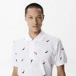 Nautica Erkek Beyaz Classic Fit Kısa Kollu Polo