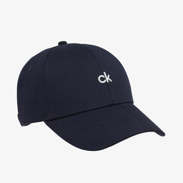 Calvin Klein Erkek Mavi Şapka