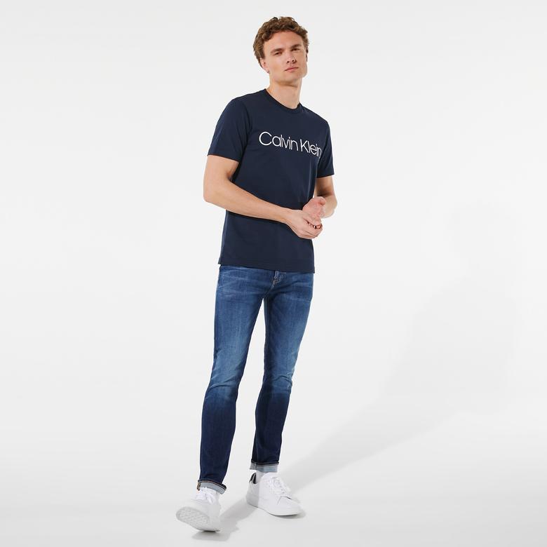 Calvin Klein Erkek Mavi T-Shirt