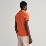 GANT Erkek Turuncu Slim Fit Polo