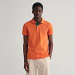 GANT Erkek Turuncu Slim Fit Polo