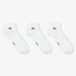 Lacoste Unisex 3'lü Beyaz Çorap