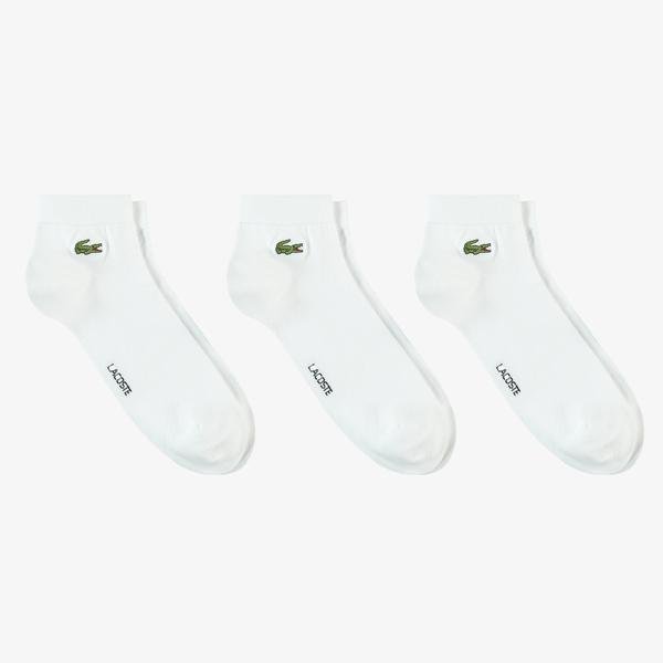 Lacoste Unisex Beyaz 3'Lü Çorap