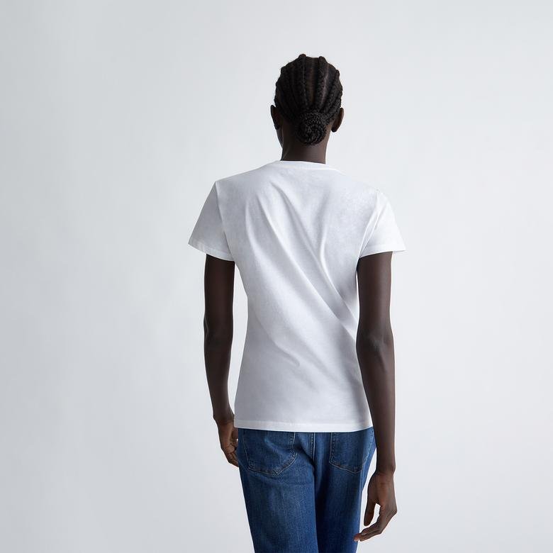 Liu Jo Kadın Beyaz T-Shirt