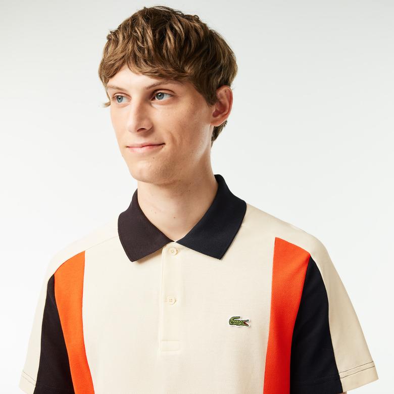 Lacoste Erkek Regular Fit Renk Bloklu Renkli Polo