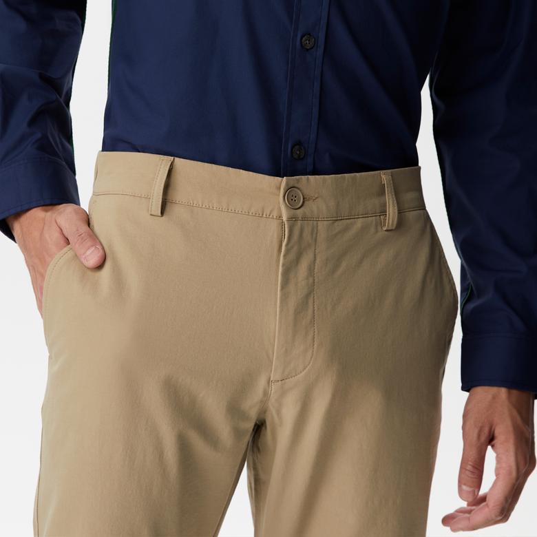 Lacoste Erkek Slim Fit Bej Pantolon