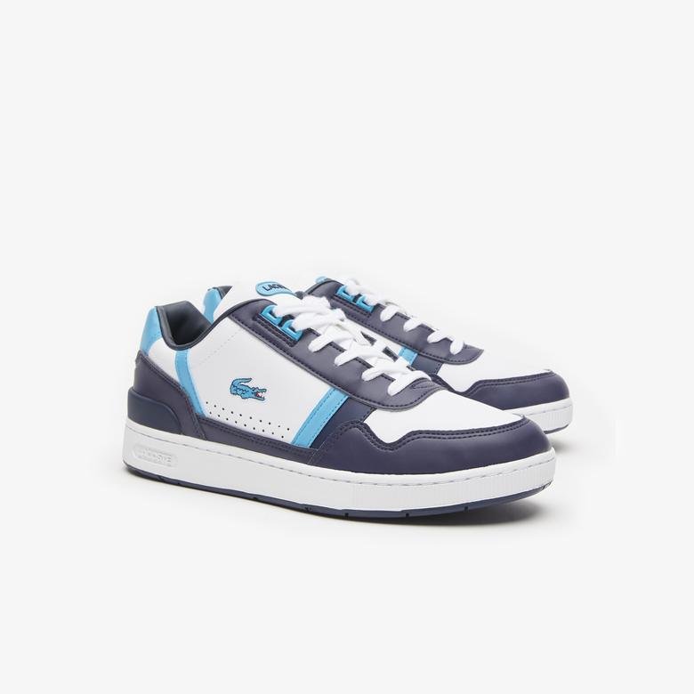 Lacoste T-Clip Erkek Beyaz/Mavi Sneaker