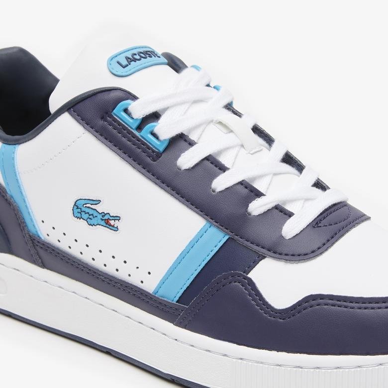 Lacoste T-Clip Erkek Beyaz/Mavi Sneaker