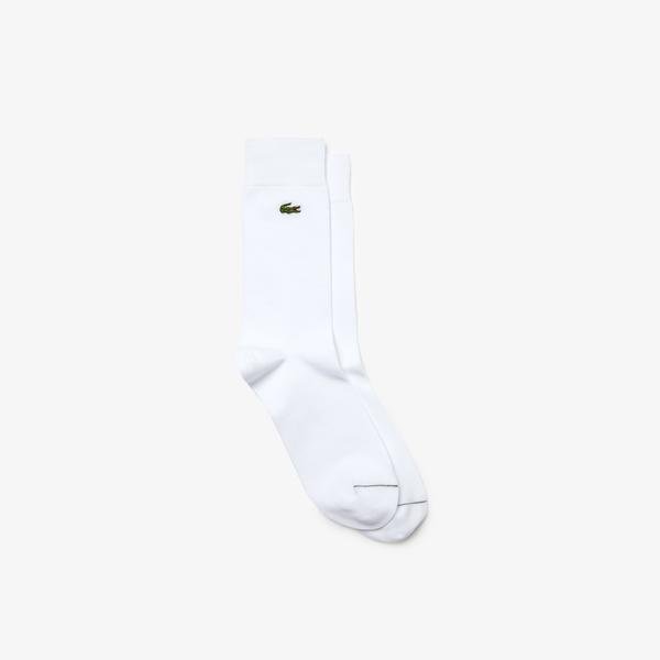 Lacoste Classic Unisex Beyaz Çorap